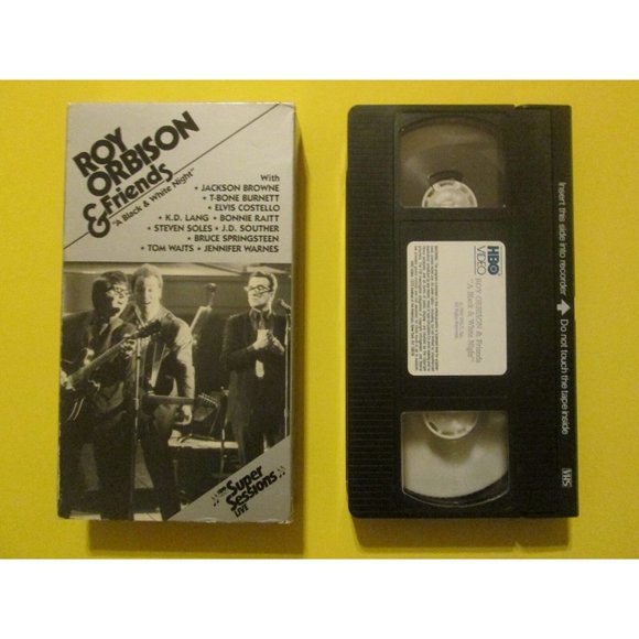 Roy Orbison and Friends - Black and White Night Tom Waits Elvis Costello VHS - Picture 1 of 2